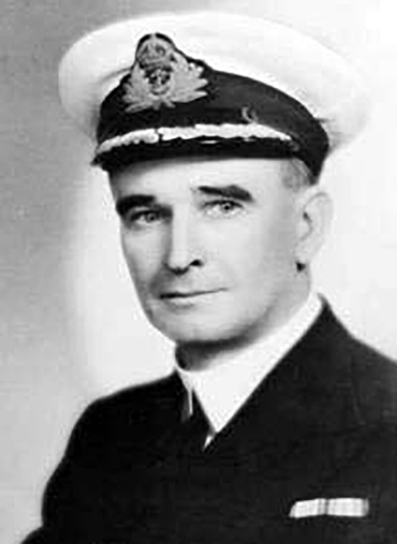 Commander Eric Augustas Feldt, OBE, RAN 