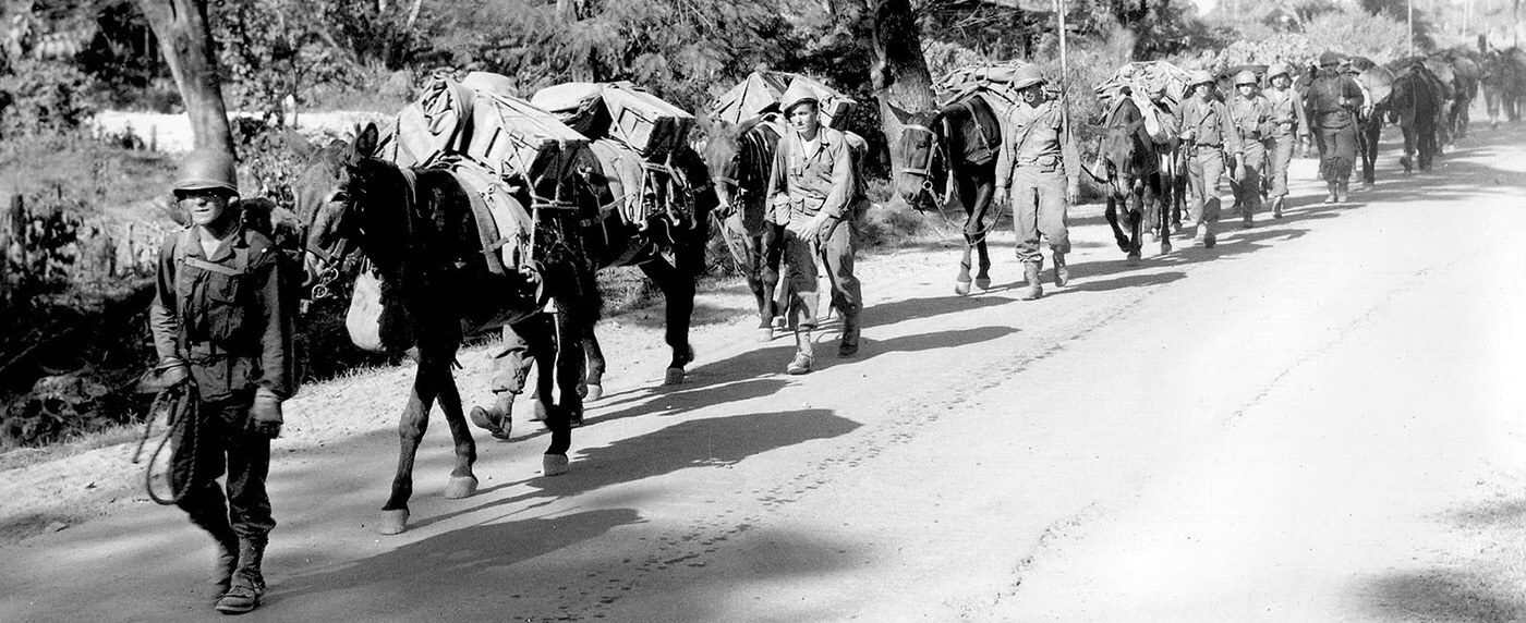 When elements of the MARS Task Force left Camp Landis, the initial marches were “shake downs.” During these stretches, the soldiers shed excess equipment and learned to carry only the bare minimum.