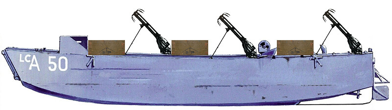 Landing Craft Assault with Type 7 Modified Projectors