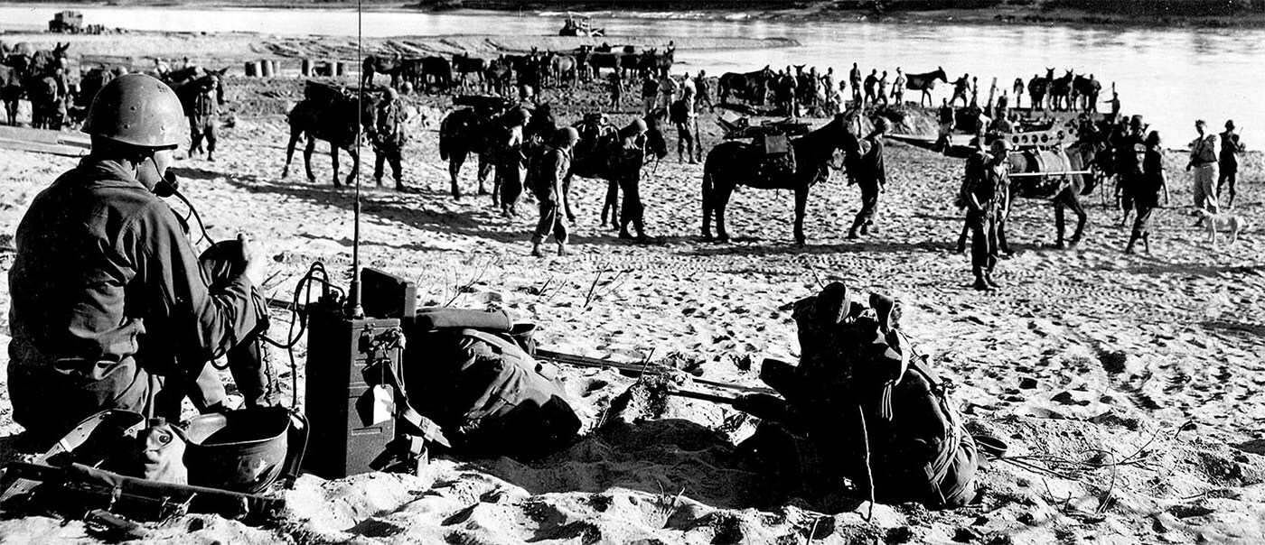 Once the MARS Task Force entered enemy territory, its only link for outside assistance was by radio.