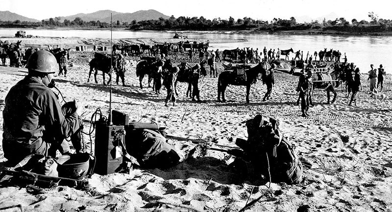 Once the MARS Task Force entered enemy territory, its only link for outside assistance was by radio.