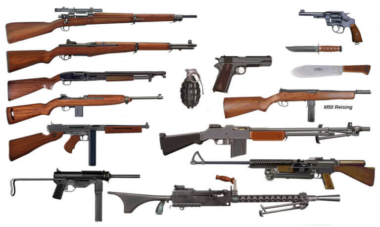 U.S. Personal Weapons - Special Forces in World War 2