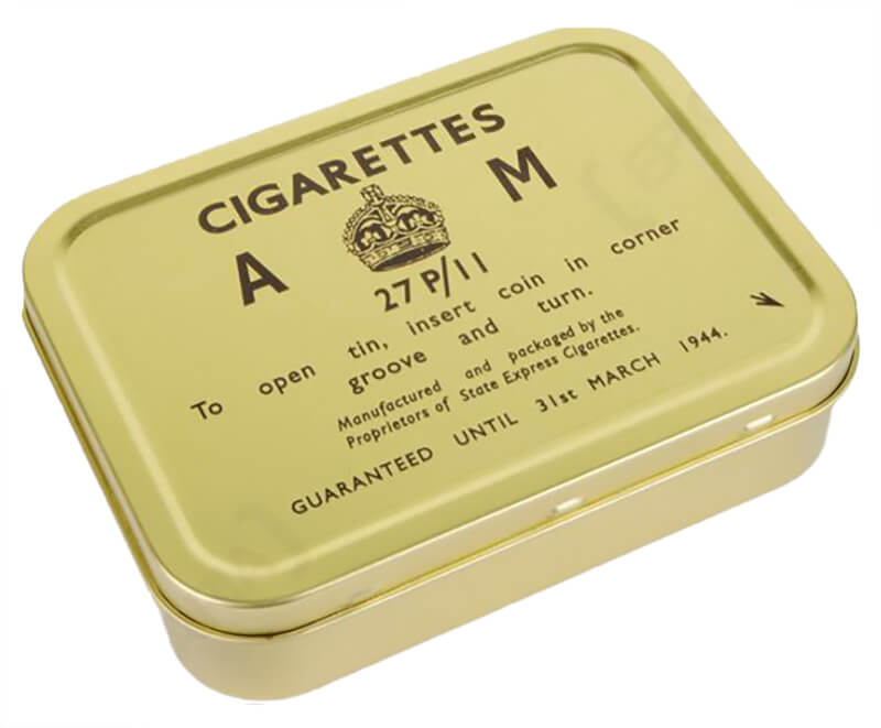 A.M. Cigarette Ration Tin