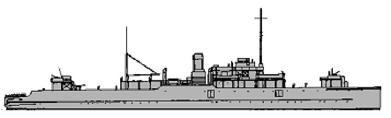 Landing Ship Stern Chute H.M.S. Daffodil