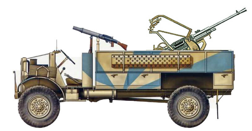 Ford F30 CMP (30 CWT) Breda Modello 35 20 mm Gun