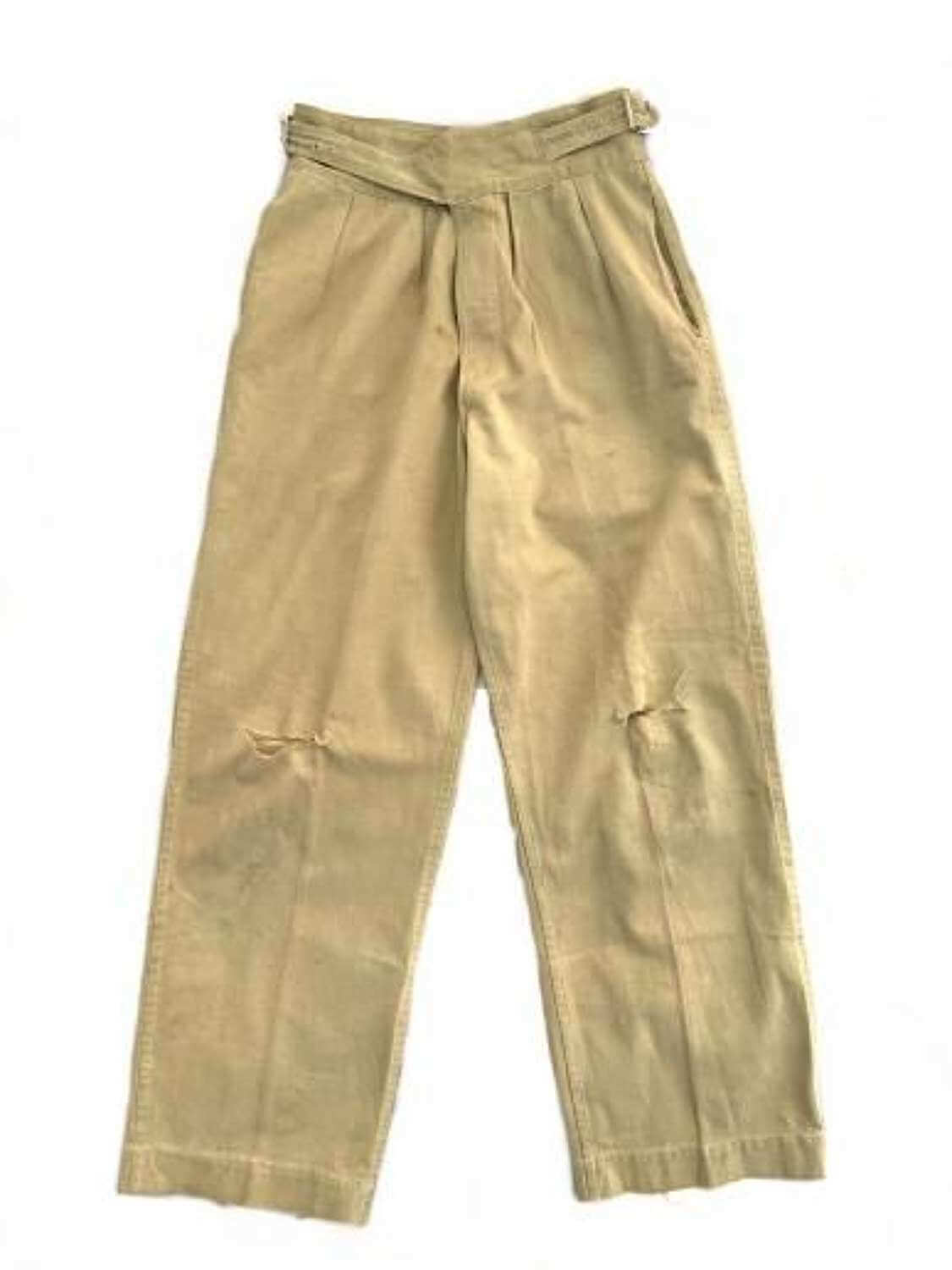 Kakhi Drill Tropical Trousers