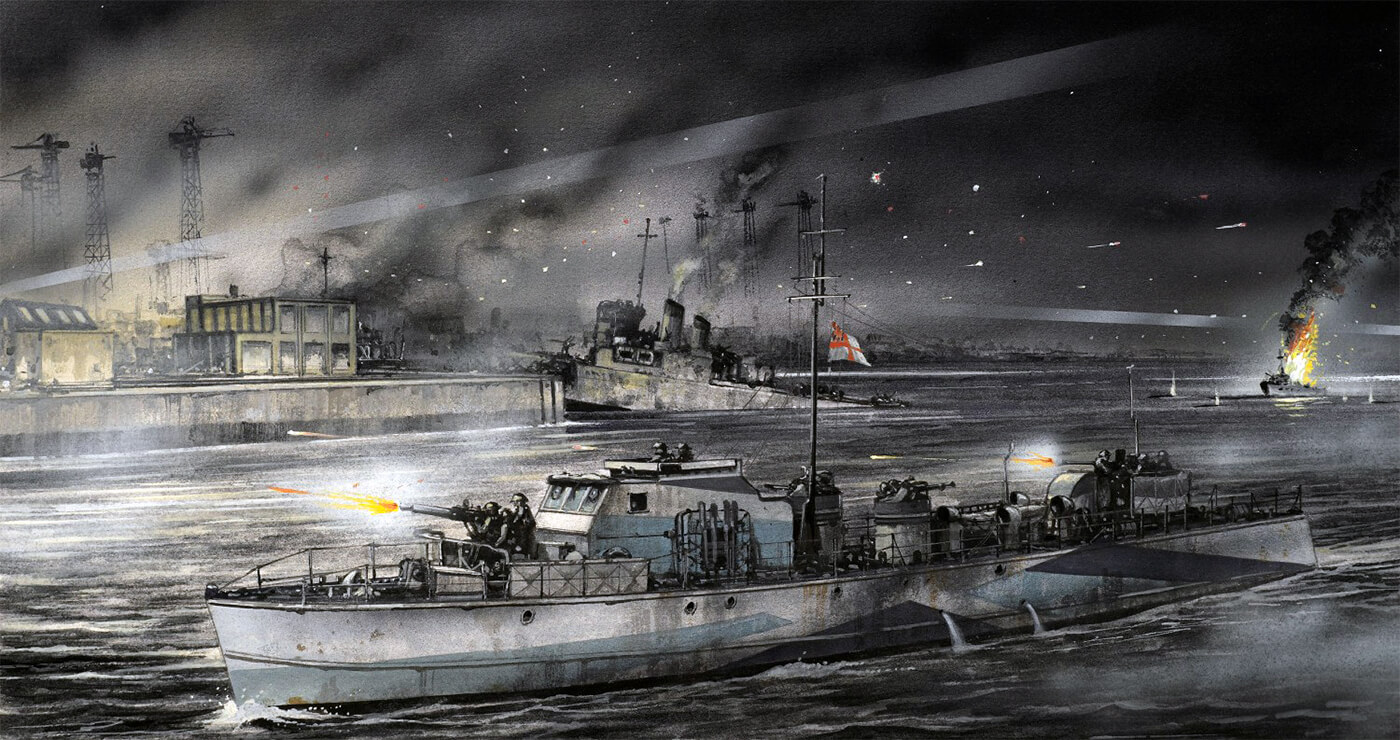 Operations 1942, Operation Chariot. H.M.S. Campbeltown.