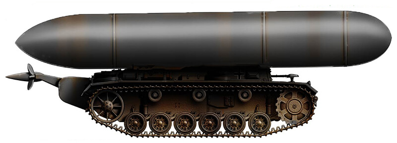 Panzer Kampfwagen III mit Schwimmkorper