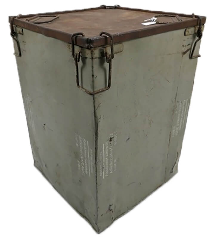 Abwurfbehälter für Nachschub