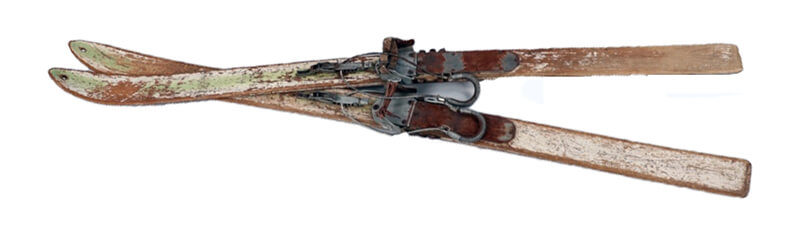 Gebirgstruppen, Skis