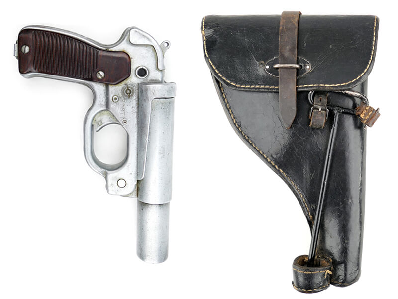 Leuchtpistole Modell 1942 (lp42) mit Taschen