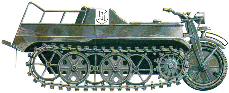 Sonderkraftfahrzeug 2 Leichter NSU-Kettenkrad HK-101