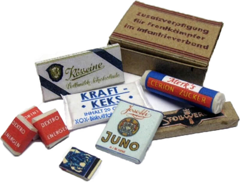 Zusatzverpflegung für Frontkämpfer im Infanterieverband