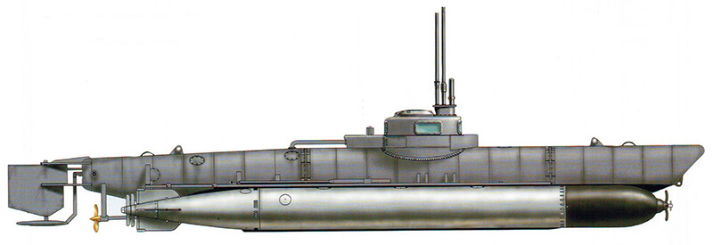 Kleinst-U-Boot Biber