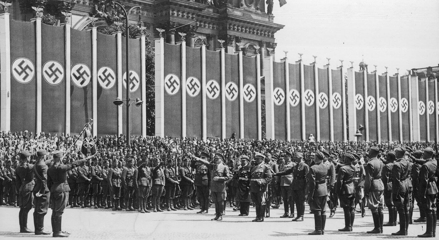 Welcoming Condor Legion from Spain.