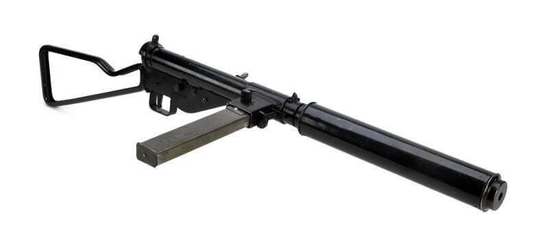 Carbine, Machine, Sten, 9 mm Mk 2 with SOE suppressor