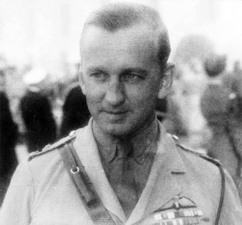 SERVICE OF COLONEL DAVID SMILEY WITH FORCE 136 (SPECIAL OPERATIONS EXECUTIVE [SOE]) IN    THAILAND (SIAM), MARCH - DECEMBER 1945. (HU 65817) Head and shoulders portrait of David Smiley at the VC and GC Parade, Delhi, 19 December    1945. Copyright: ý IWM. Original Source: http://www.iwm.org.uk/collections/item/object/205061655
