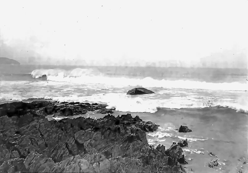 December 28th, 1942, capsized Landing Craft Mechanized.