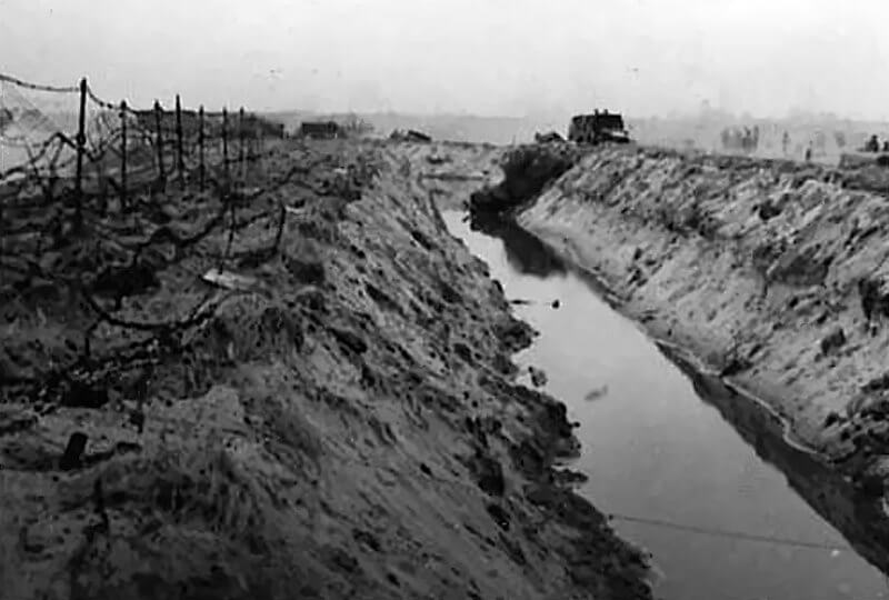 Anti Tank ditch.