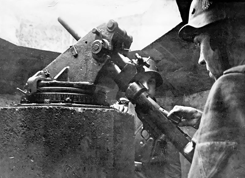 Mortar position of WN 60.