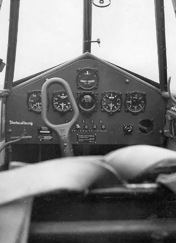 Cockpit of the DFS 230 Lastensegler.