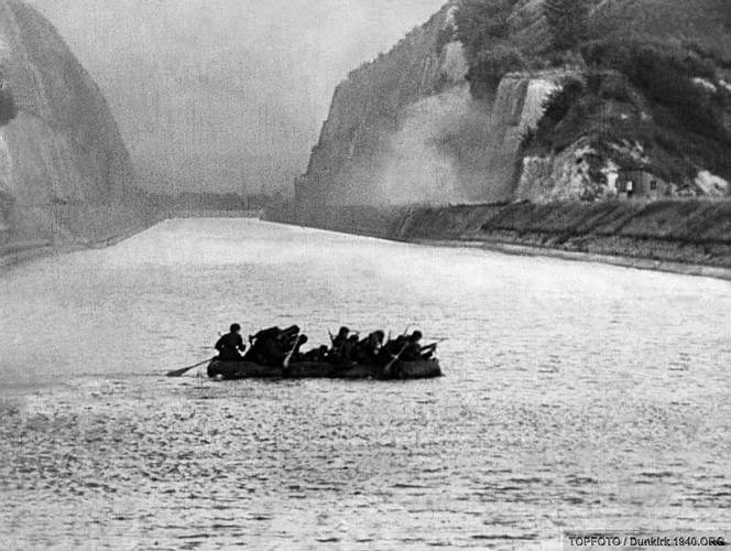 May 10th, 1940. German assault troops crossing the Albert Canal.
