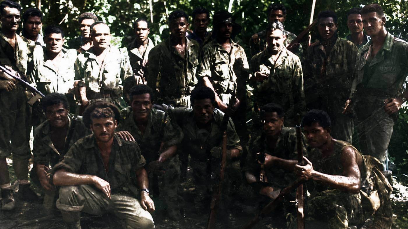 Vella Lavella, 1st Commando Fiji Guerrillas